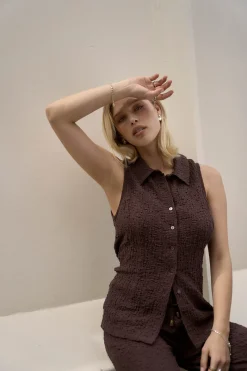 Elementary Textured Vest