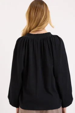 Eliza Shirred Detail Top
