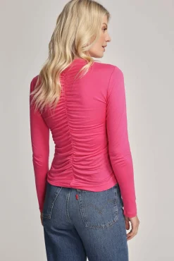 Emma Ruched Long Sleeve Tee