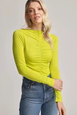 Emma Ruched Long Sleeve Tee