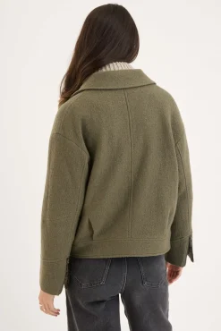Emmy Wool Blend Biker