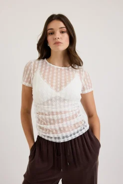 Evelyn Lace Top