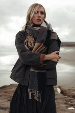 Faith Check Scarf
