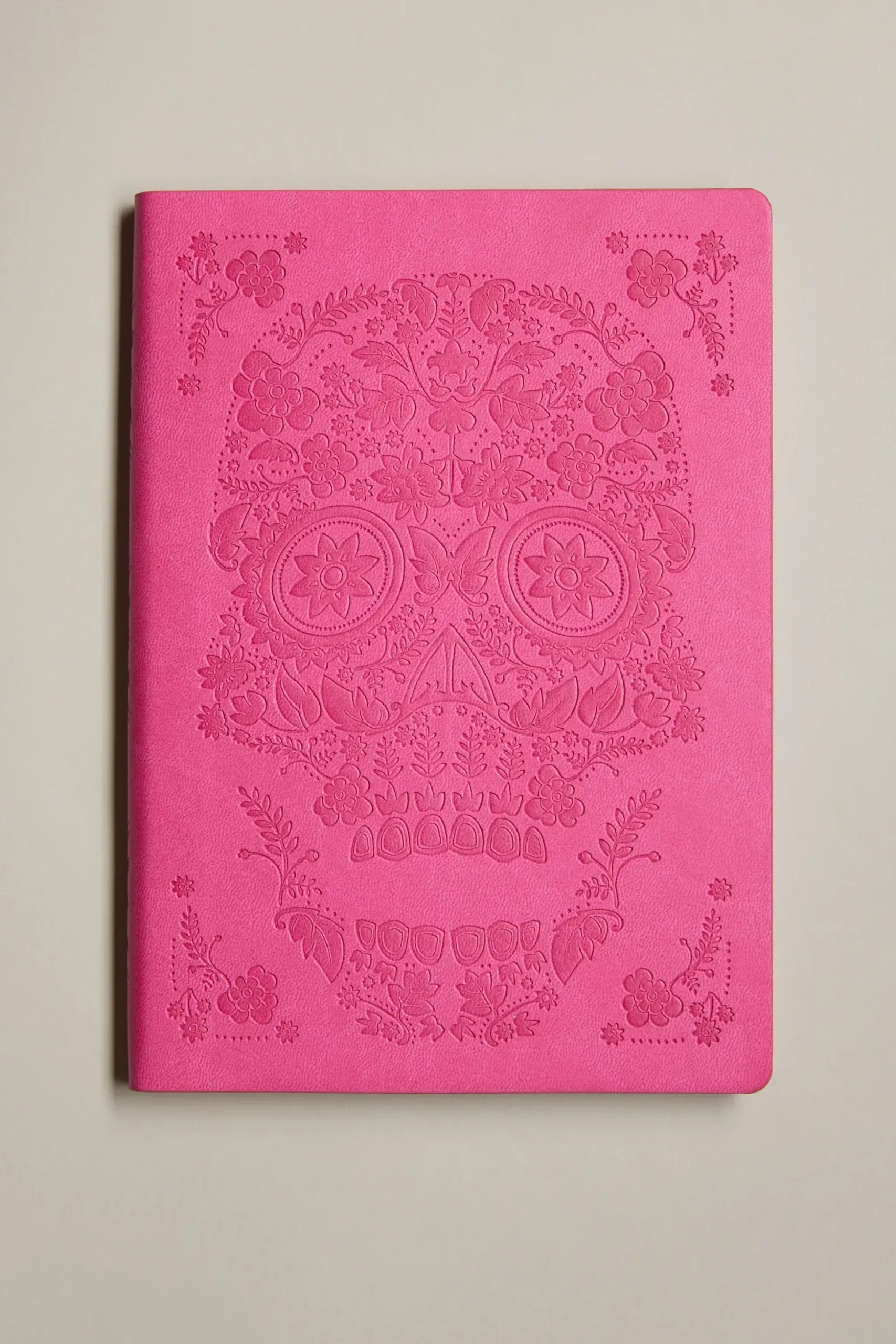 Flower Skull Artisan Notebook