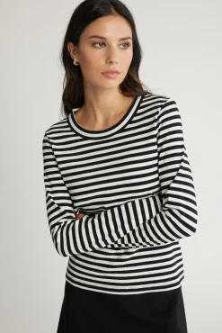 George Cotton Rib Long Sleeve Tee