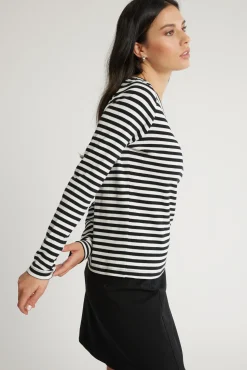 George Cotton Rib Long Sleeve Tee