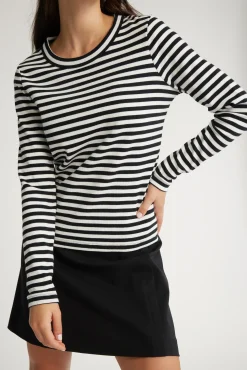 George Cotton Rib Long Sleeve Tee