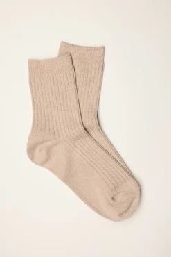Georgia Lurex Crew Sock