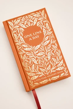 Gilded One Line a Day Journal