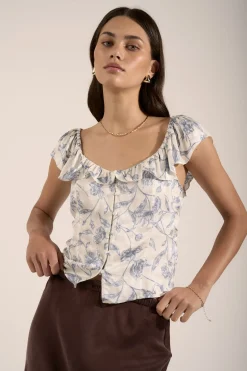 Ingrid Frill Detail Top