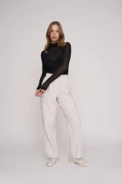 Isabel Linen Blend Cargo Pant