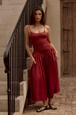 Isabel Shirred Detail Dress