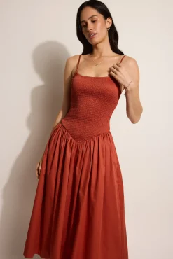 Isabel Shirred Detail Dress
