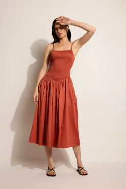 Isabel Shirred Detail Dress