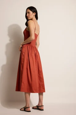 Isabel Shirred Detail Dress