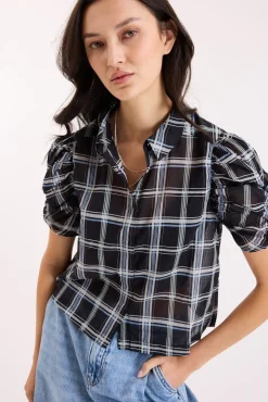 Isabella Ruched Sleeve Top