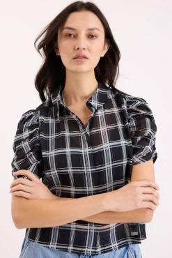 Isabella Ruched Sleeve Top