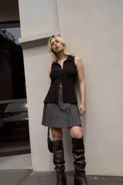Josie Pleated Mini Skirt