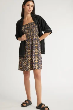 Juniper Shirred Dress