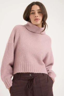 Kate Luxe Whisper Roll Neck Sweater