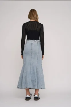 Kendra Denim Skirt