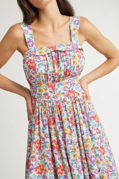 Kimberly Pleat Detail Dress