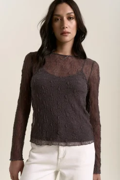 Lavender Lace Top