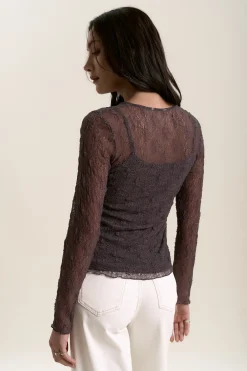 Lavender Lace Top