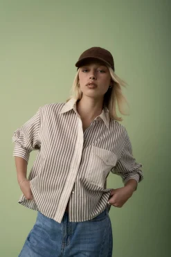Leah Stripe Detail Shirt