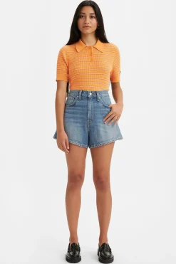 Levi's High Waisted Mom Short