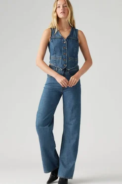 Levi's Ribcage Braided Wide Leg Jeans