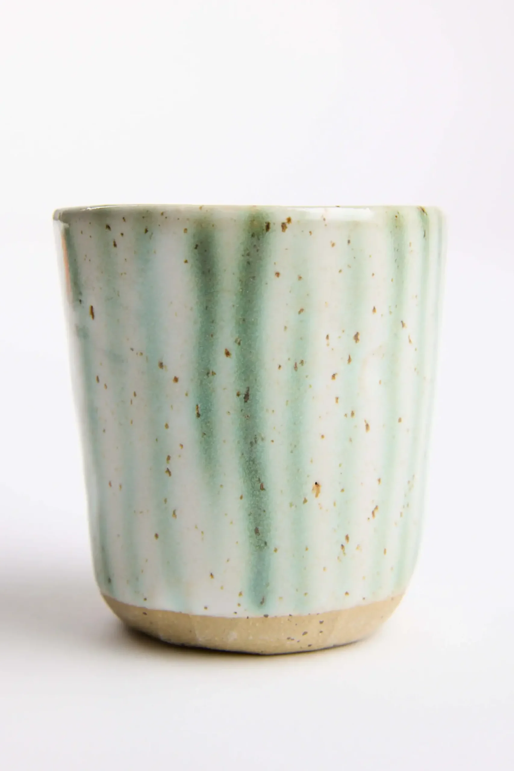 Lil Ceramics Sage Stripe Tumbler