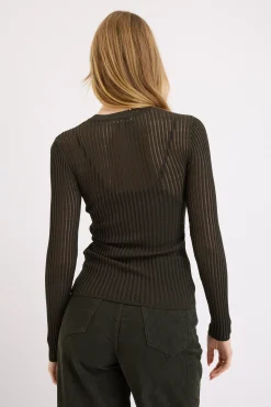 Lola Ladder Knit Layering Top