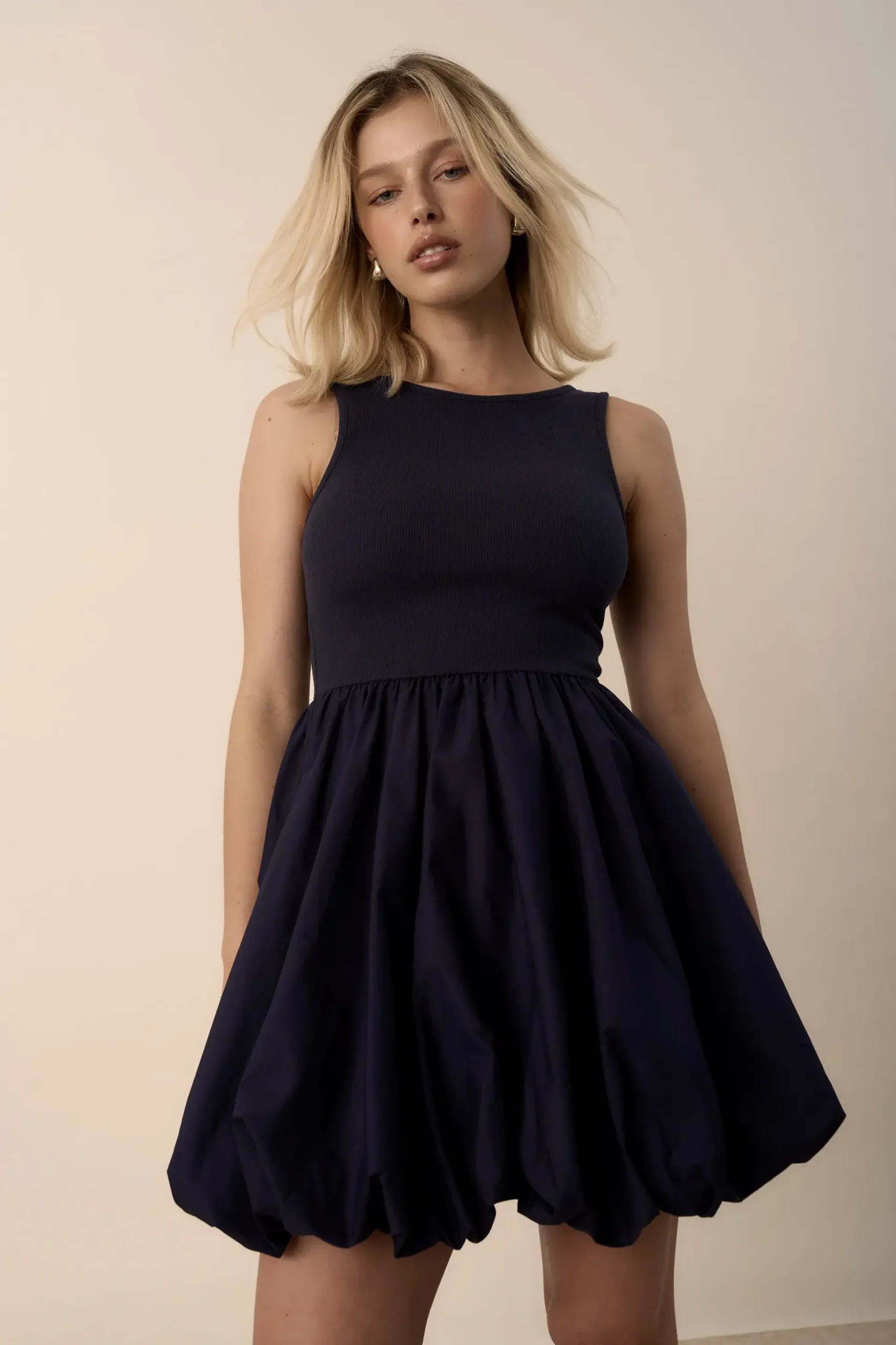 Lola Mini Bubble Hem Dress
