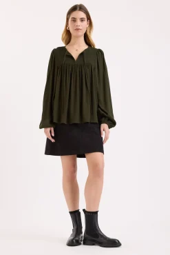 Lorelai Shirred Detail Blouse