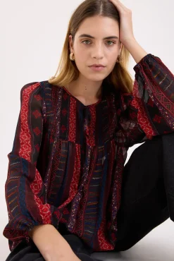 Lorelai Shirred Detail Blouse