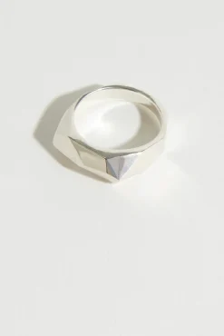 Love Winter Chunky Geometric Facet Ring