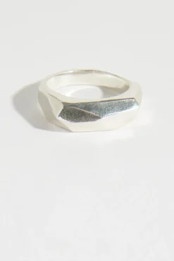Love Winter Chunky Geometric Facet Ring