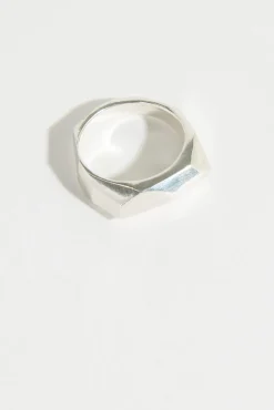 Love Winter Chunky Geometric Facet Ring