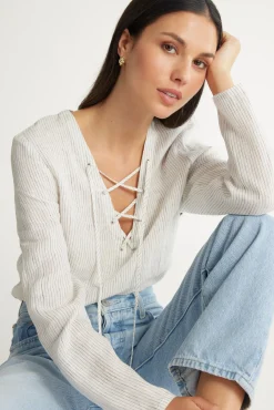 Lucia Tie Detail Top