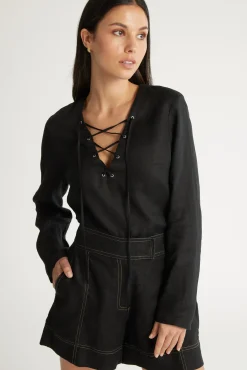 Lucia Tie Detail Top