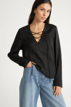 Lucia Tie Detail Top