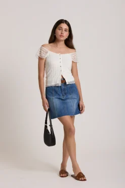 Lulu Lace Detail Top