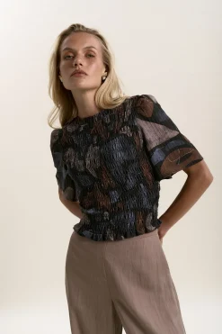 Madison Shirred Top