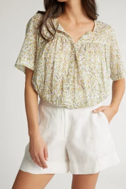 Magnolia Gather Detail Cropped Shirt