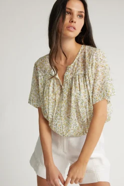 Magnolia Gather Detail Cropped Shirt
