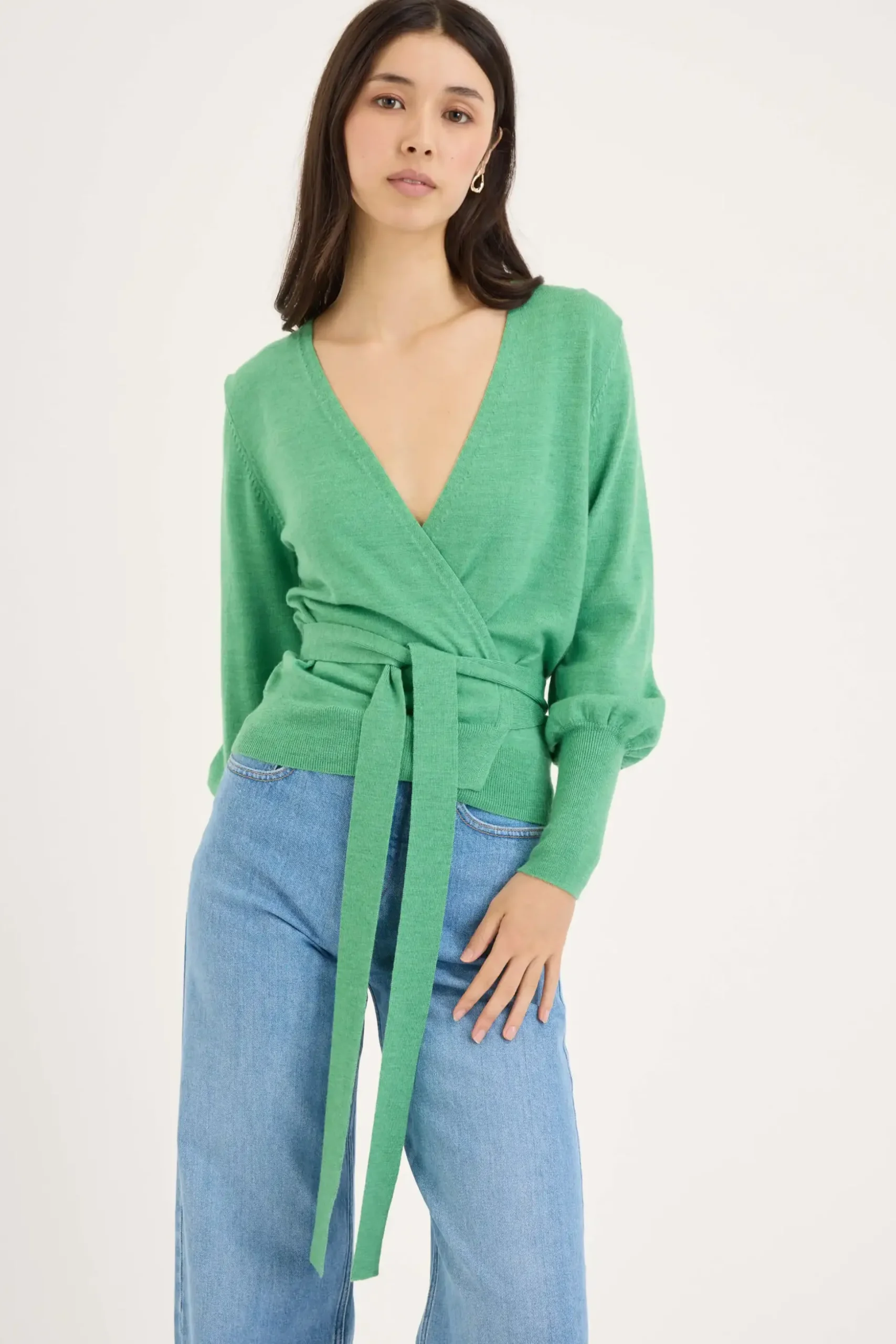Meg ZQ Merino Wrap Sweater