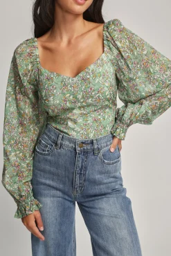 Natalia Shirred Blouse
