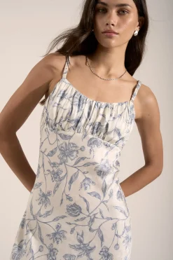 Ophelia Tie Back Slip Dress