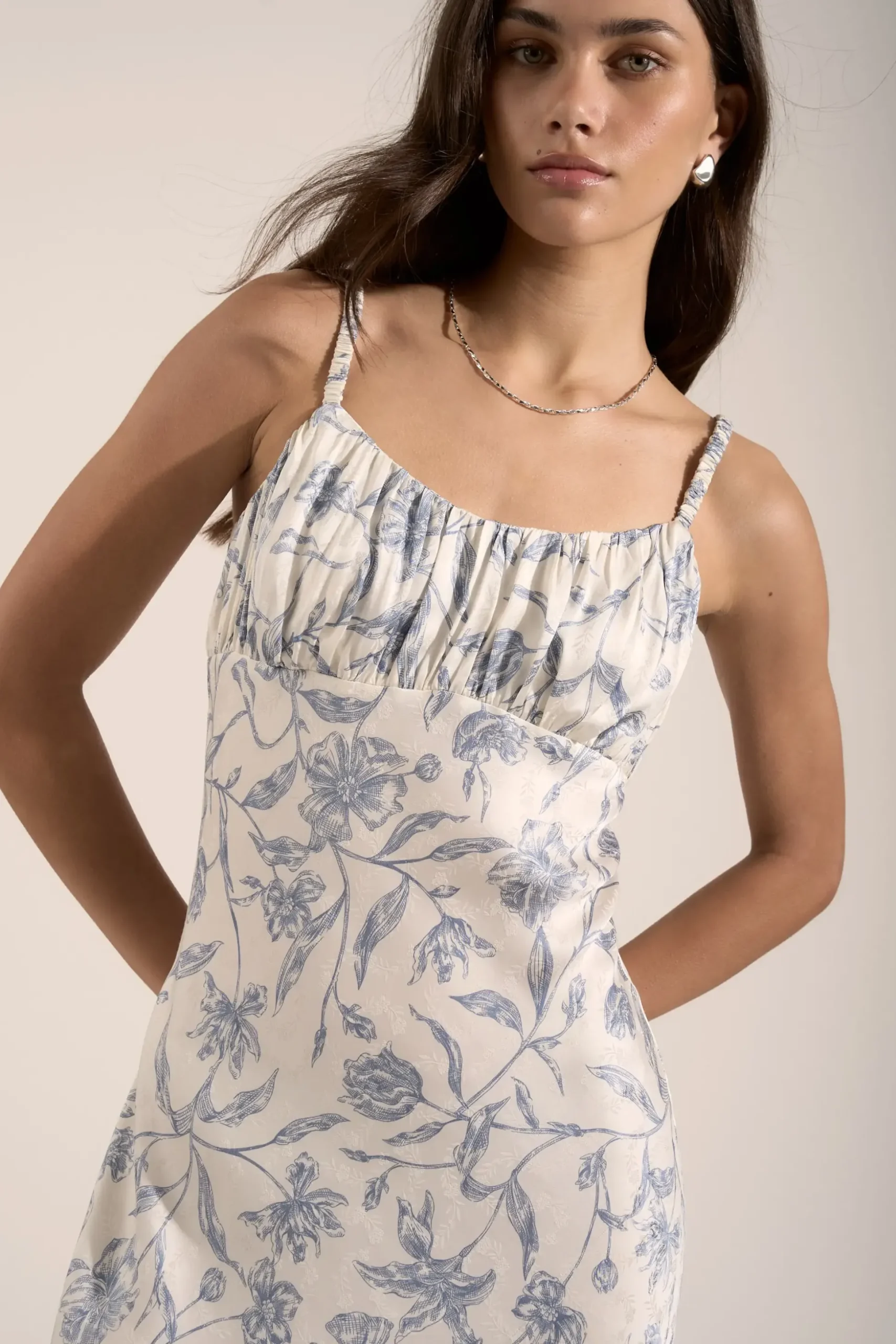 Ophelia Tie Back Slip Dress